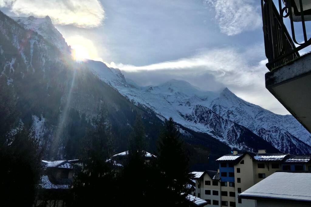 Charmant Appartement, Centre Ville, Vue Mont-Blanc Chamonix Luaran gambar